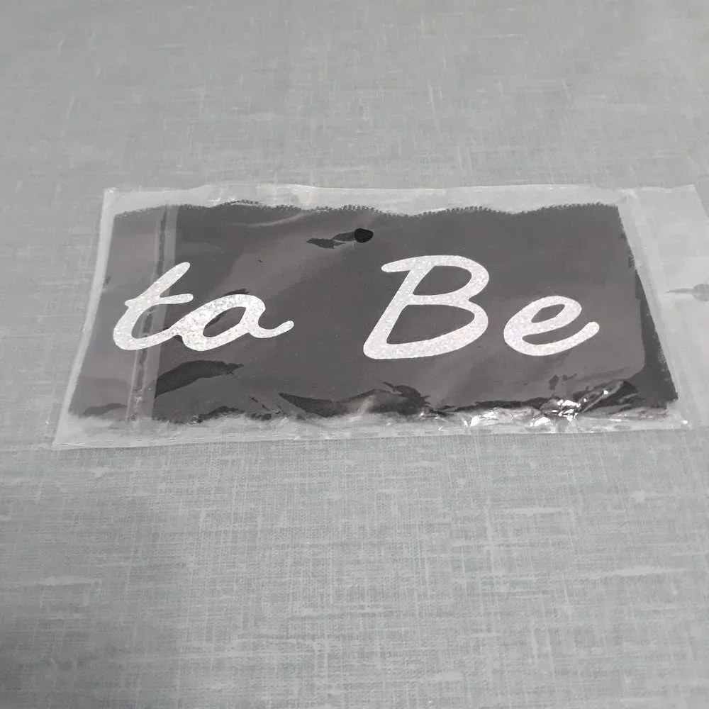 Bride To Be Black Lace Sash